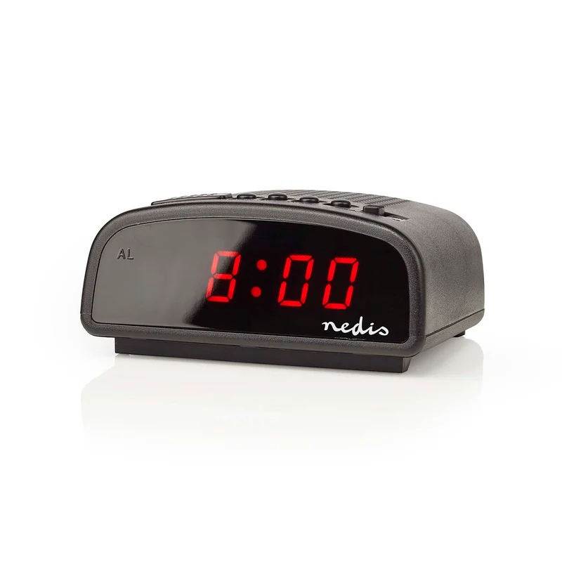 Digitale Tafelklok LED - Snoozefunctie - Zwart