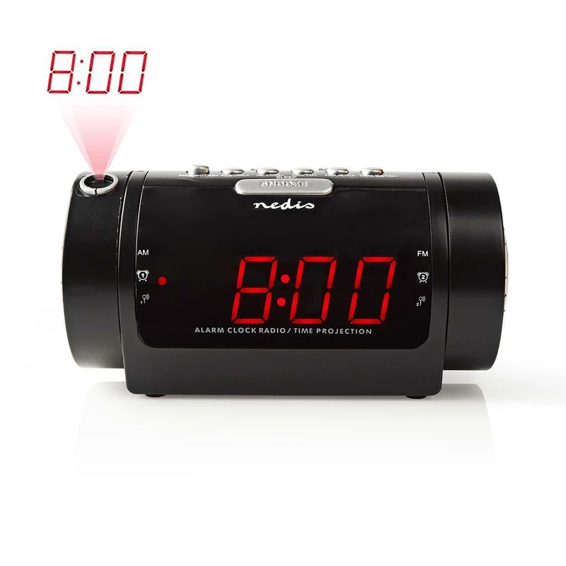 Wekkerradio LED - Tijdprojectie - AM / FM