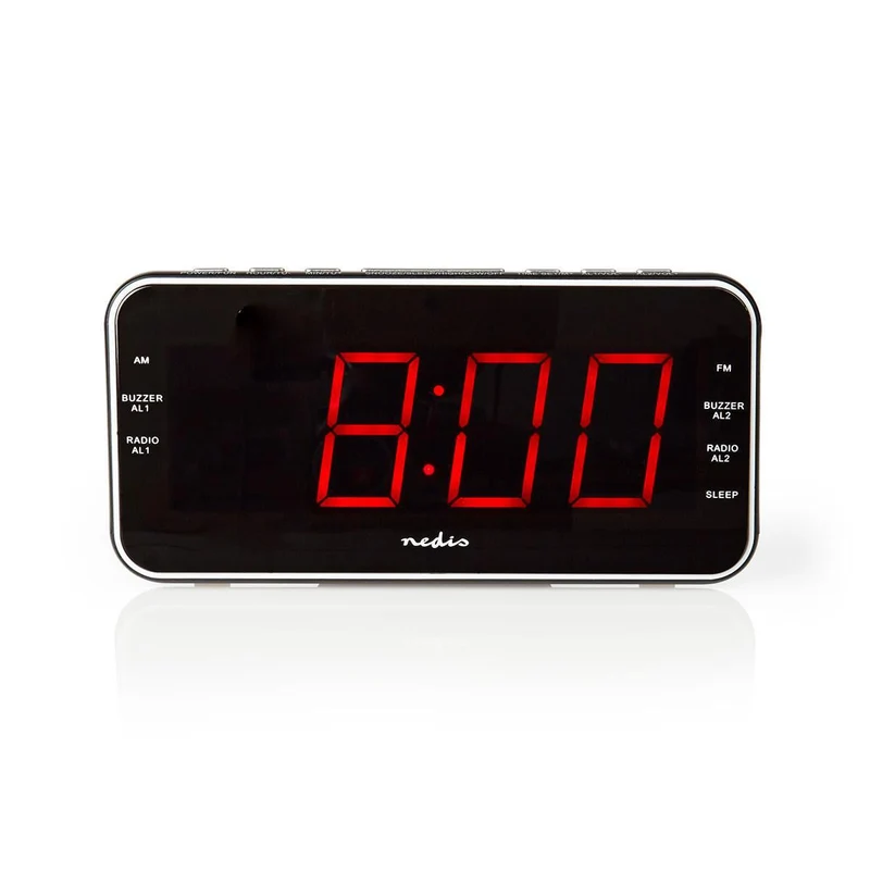 Wekkerradio LED - 1x 3.5 mm Audio Input - Tijdprojectie