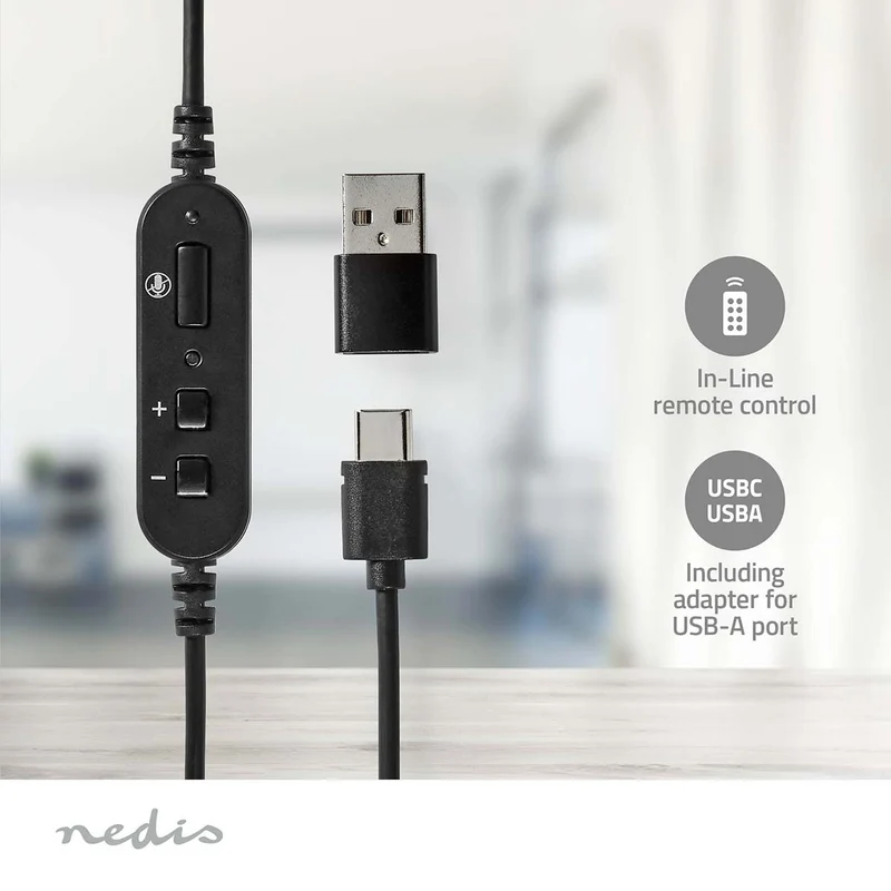 PC-Headset Over-Ear - Stereo - USB Type-A / USB Type-C™