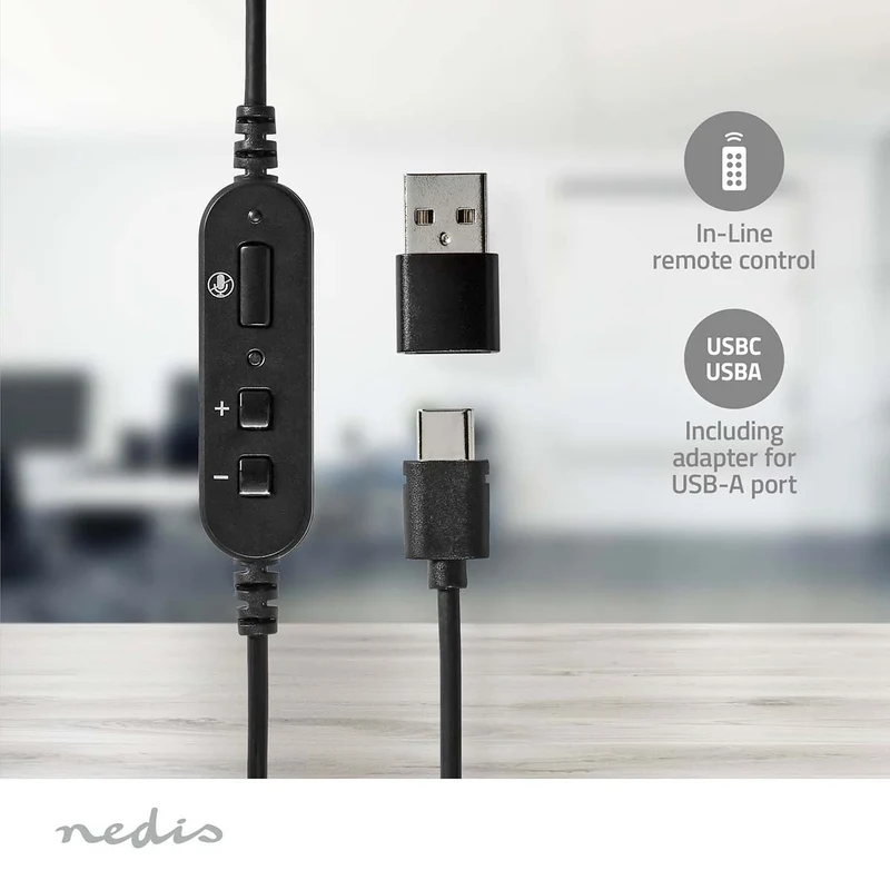 PC-Headset On-Ear - Stereo - USB Type-A / USB Type-C™