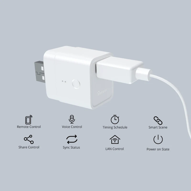 Sonoff Adaptador USB 5V Inteligente WiFi - Sonoff Micro