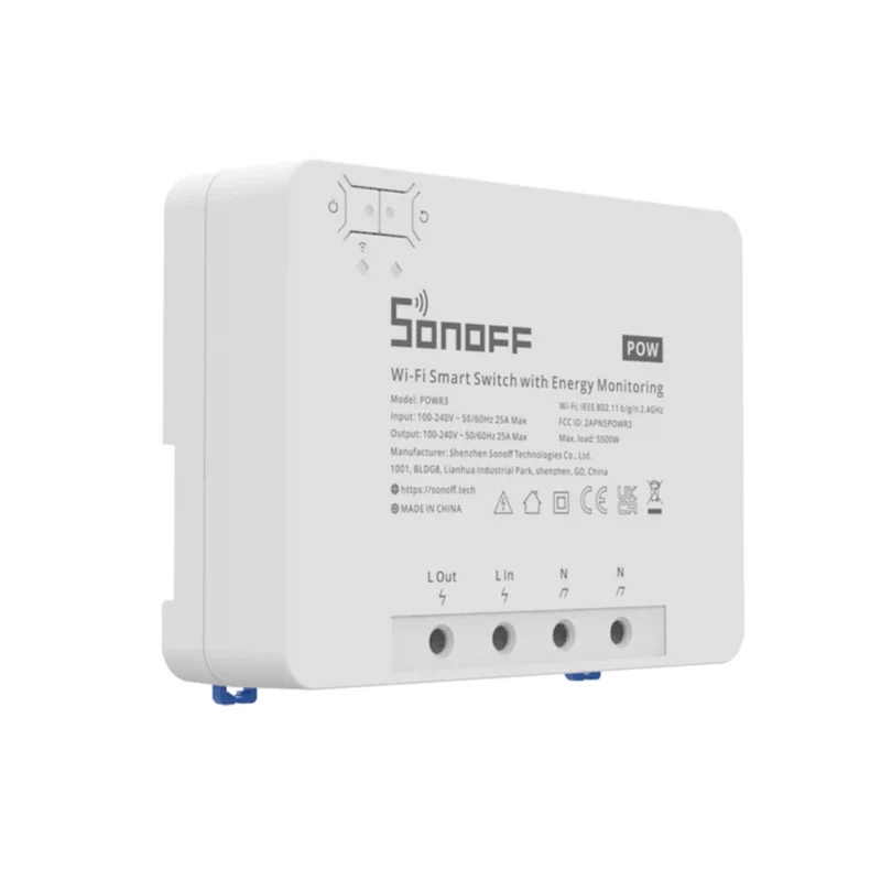 Sonoff Pow R3 - Módulo de Alta potência c/ medição de energia