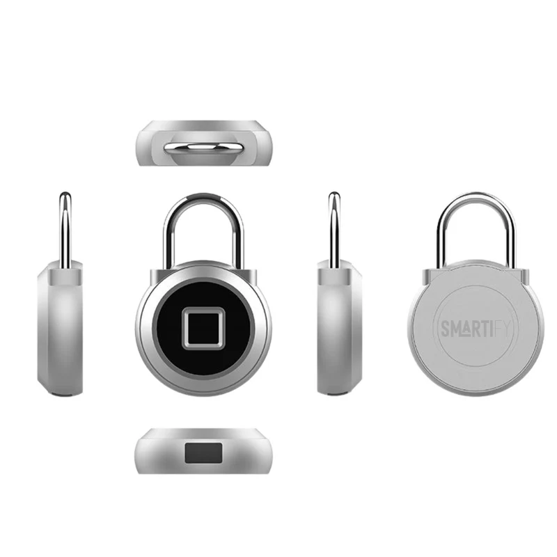 Cadeado Inteligente Bluetooth com Impressão Digital