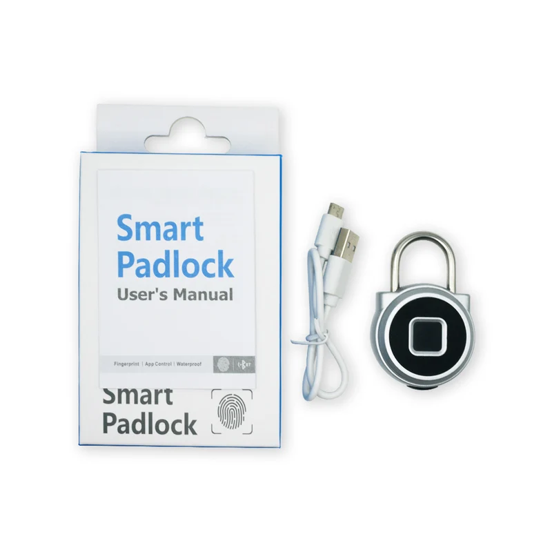 Cadeado Inteligente Bluetooth com Impressão Digital