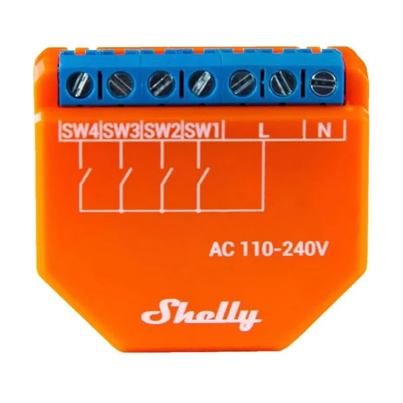 Shelly i4 Plus - Módulo WiFi/BT