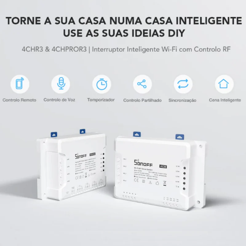 Sonoff 4CHPROR3 - Módulo 4 em 1