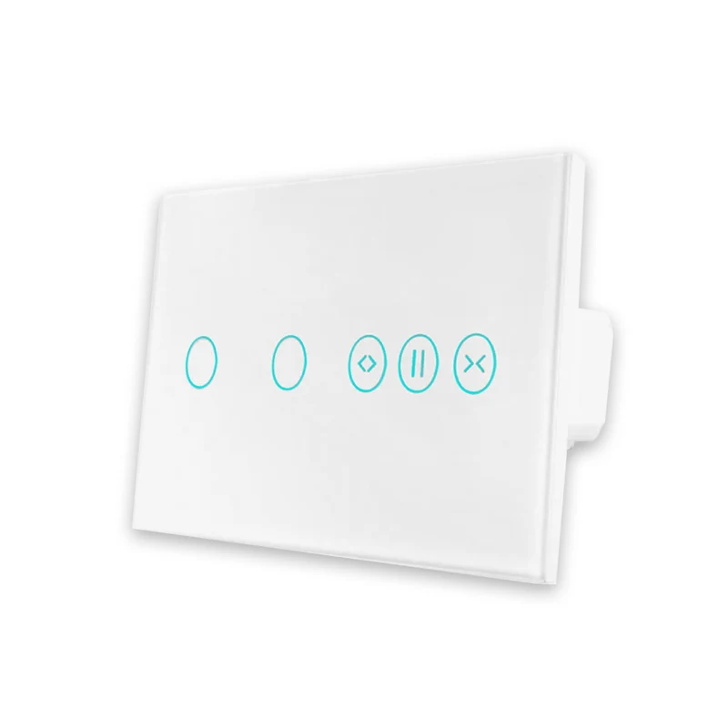 Interruptor de Luz + Interruptor de Estores Duplo Inteligente WiFi Smartify - Branco
