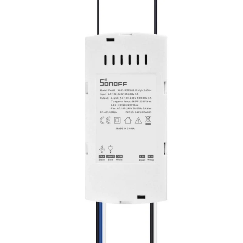 Sonoff iFan04-H - Controlador de ventoinha inteligente com RM433