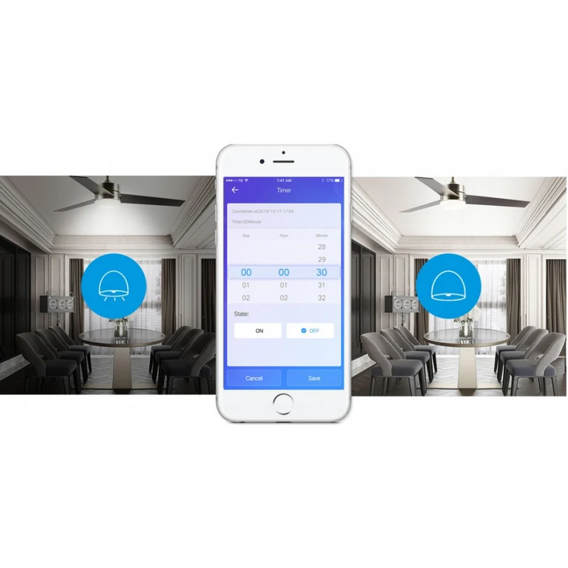 Sonoff iFan04-H - Controlador de ventoinha inteligente com RM433