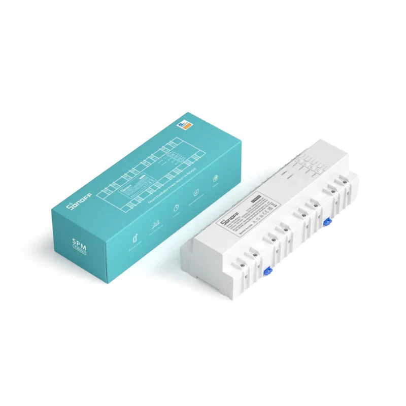 Sonoff SPM 4Relay - Medidor de energia empilhável inteligente - Módulo 4 canais