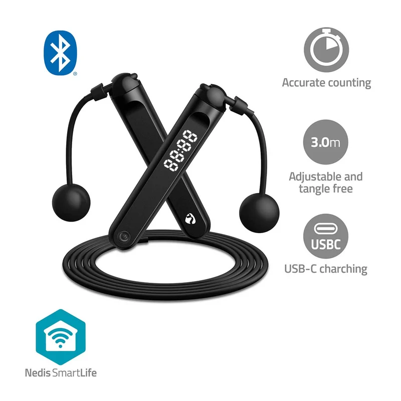 SmartLife Springtouw Bluetooth® - Dubbele Hall-sensor - LED