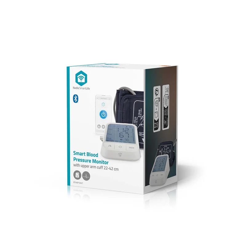 SmartLife Bloeddrukmeter Arm - Bluetooth® - LCD