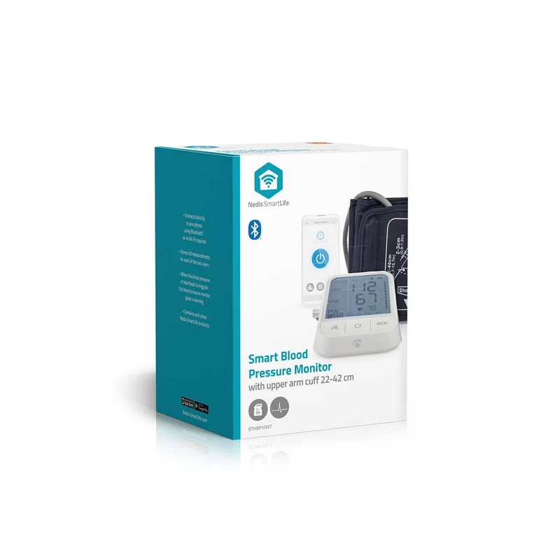 SmartLife Bloeddrukmeter Arm - Bluetooth® - LCD