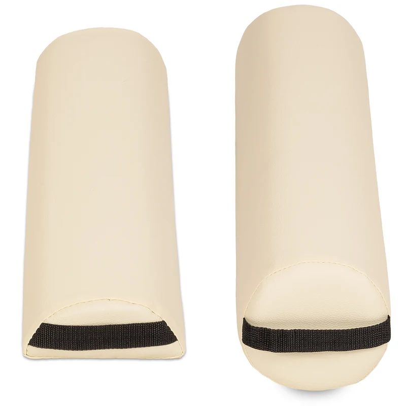 Massage Bolster Set, Full roll and half roll, Beige