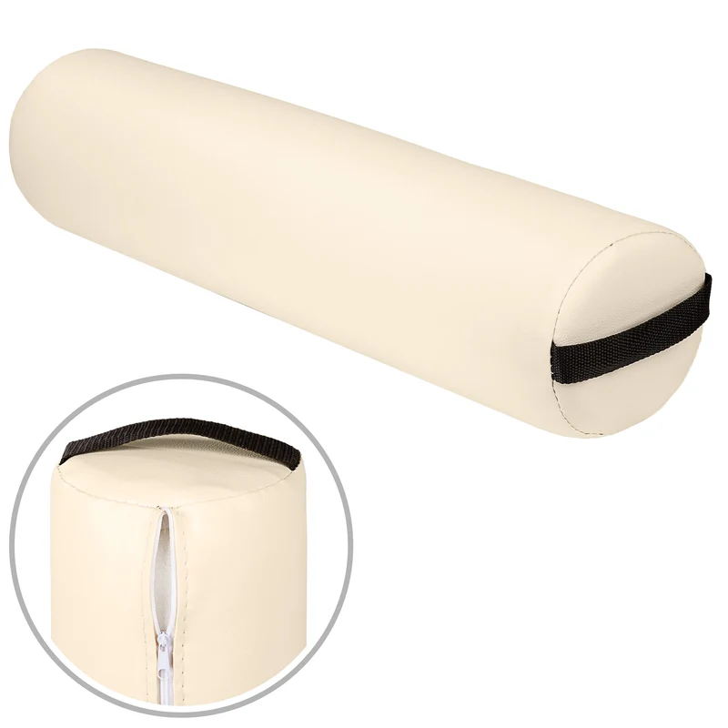 Massage Bolster Set, Full roll and half roll, Beige