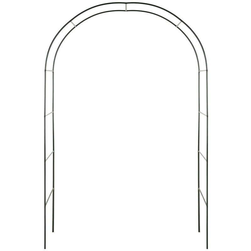 Tectake Rose Arch 140 x 40 x 240 cm, Green