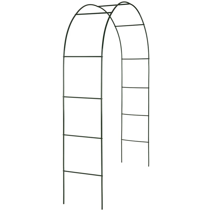 Tectake Rose Arch 140 x 40 x 240 cm, Green