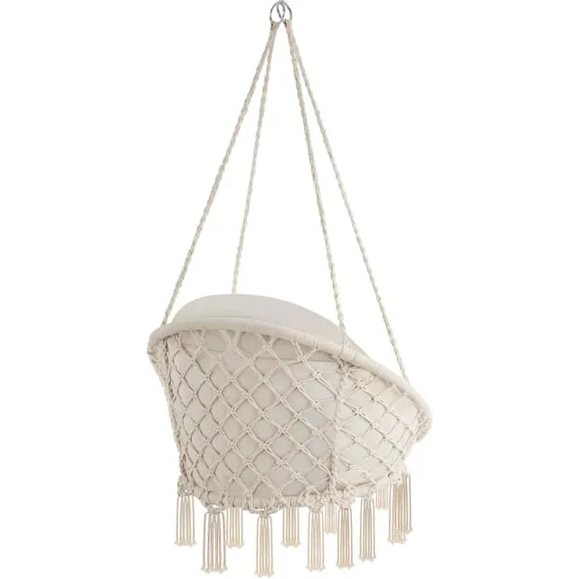 Tectake Samira Swing Chair, Beige