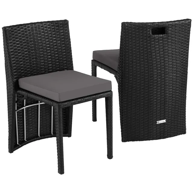 Tectake Garden Table & Chairs Hamburg, bistro set