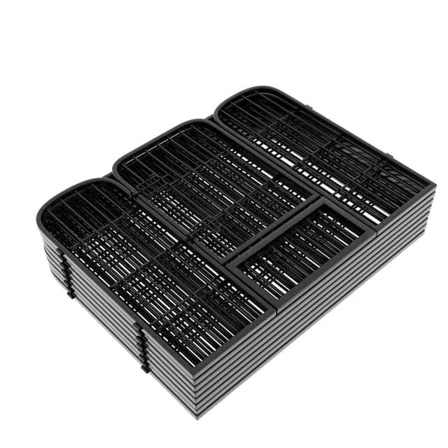 Tectake 8-Section Dog Pen Lisa 154 x 154 x 60 cm, Grey