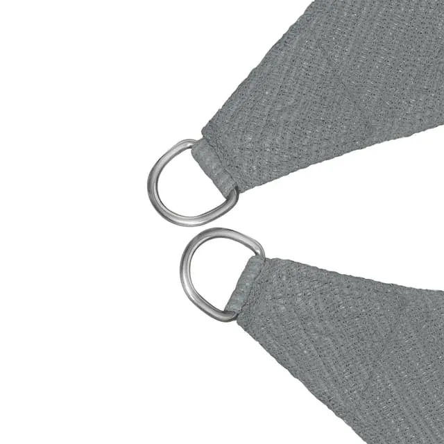 Tectake Triangular Polyethylene Shade Sail 3.6 x 3.6 x 3.6 m, Grey