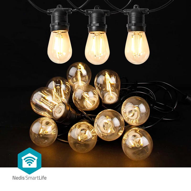SmartLife Decoratieve Verlichting Feestverlichting - Wi-Fi - Warm Wit