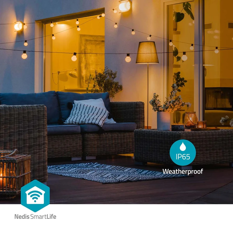 SmartLife Decoratieve Verlichting Feestverlichting - Wi-Fi - Warm Wit