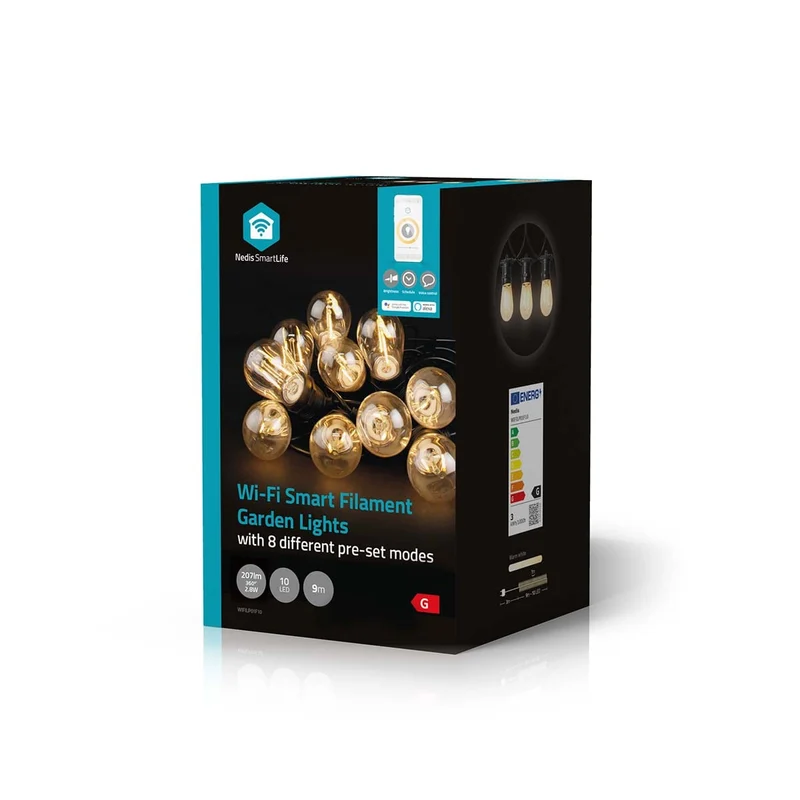 SmartLife Decoratieve Verlichting Feestverlichting - Wi-Fi - Warm Wit
