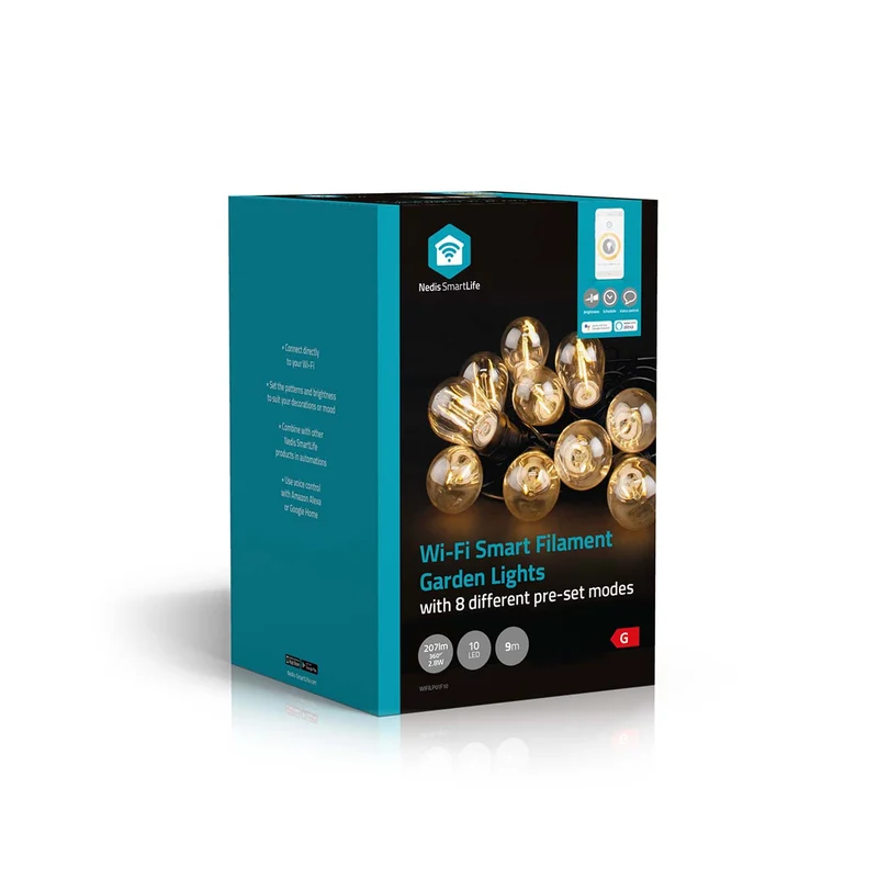 SmartLife Decoratieve Verlichting Feestverlichting - Wi-Fi - Warm Wit