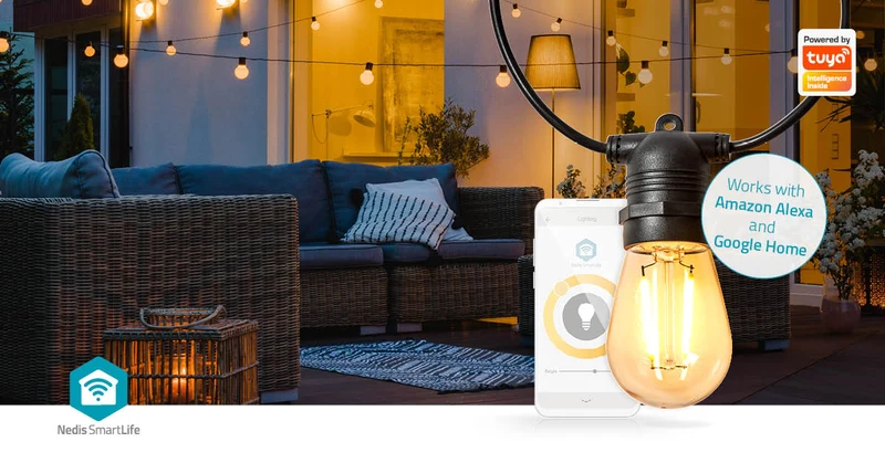 SmartLife Decoratieve Verlichting Feestverlichting - Wi-Fi - Warm Wit