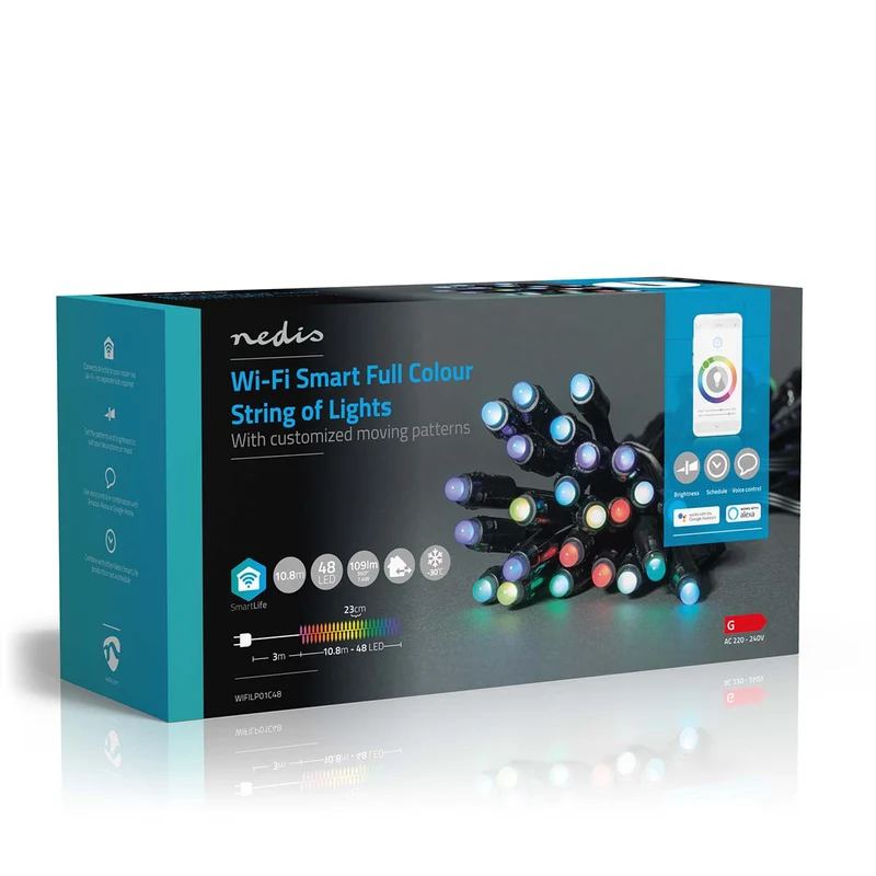 SmartLife-kerstverlichting Feestverlichting - Wi-Fi - RGB