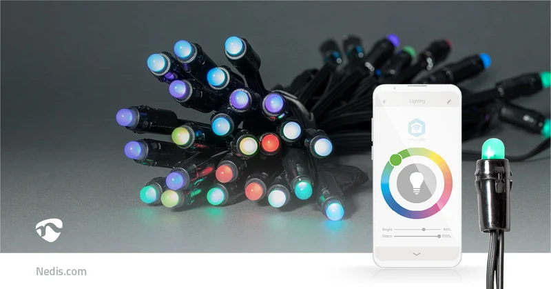 SmartLife-kerstverlichting Feestverlichting - Wi-Fi - RGB