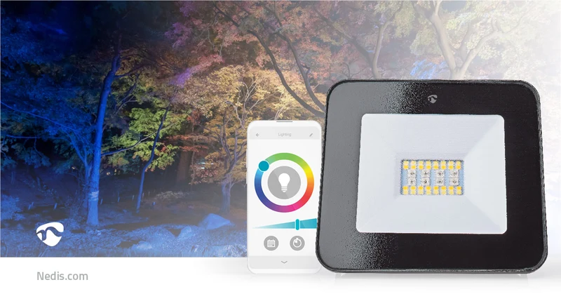 Smartlife Buitenlamp 1600 lm - Wi-Fi - 20W