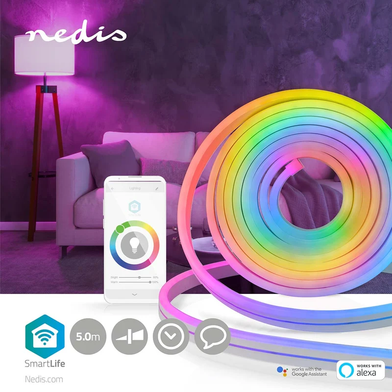 SmartLife LED Strip Wi-Fi - Meerkleurig - SMD