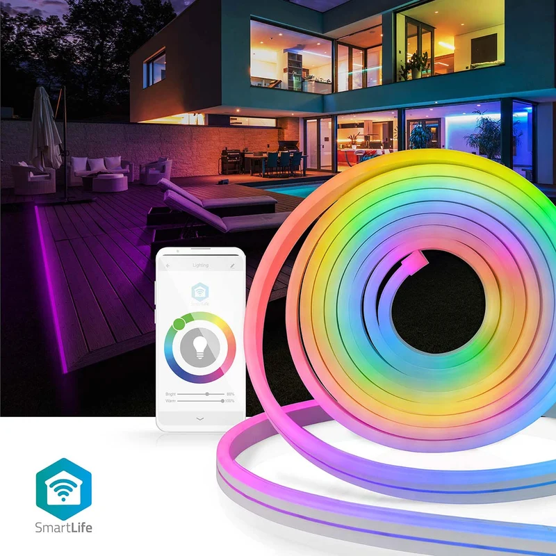 SmartLife LED Strip Wi-Fi - Meerkleurig - SMD