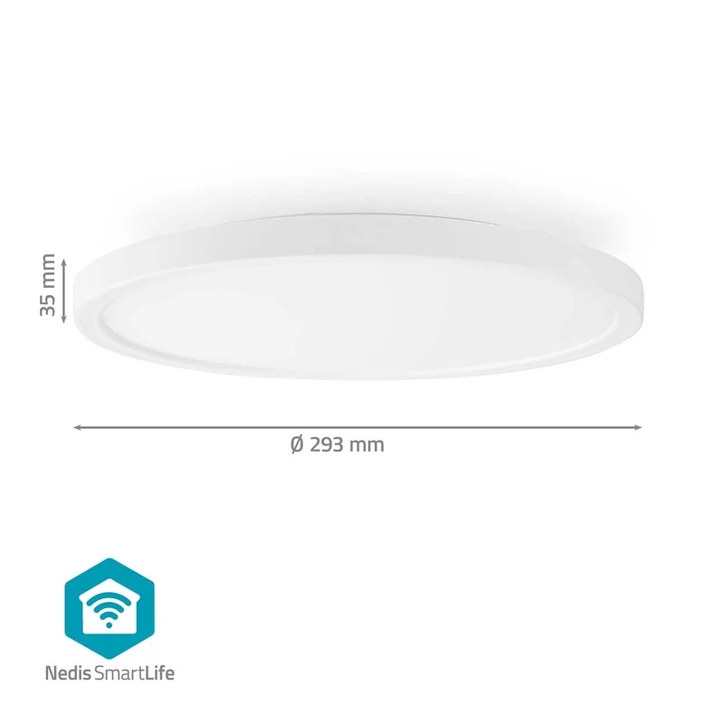 SmartLife Plafondlamp Wi-Fi - RGB / Warm tot Koel Wit - Rond