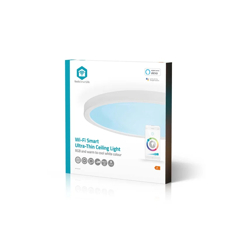 SmartLife Plafondlamp Wi-Fi - RGB / Warm tot Koel Wit - Rond