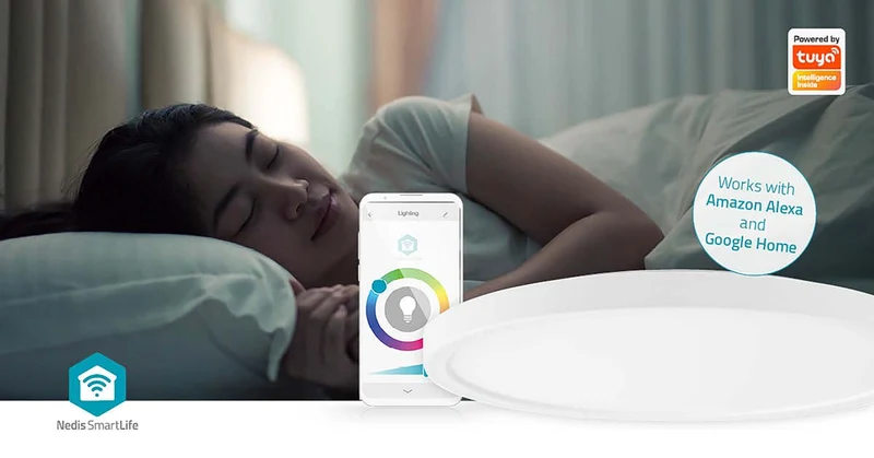 SmartLife Plafondlamp Wi-Fi - RGB / Warm tot Koel Wit - Rond