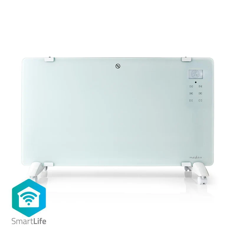 SmartLife Convectorkachel Geschikt voor badkamer - Glazen Paneel - 2000W