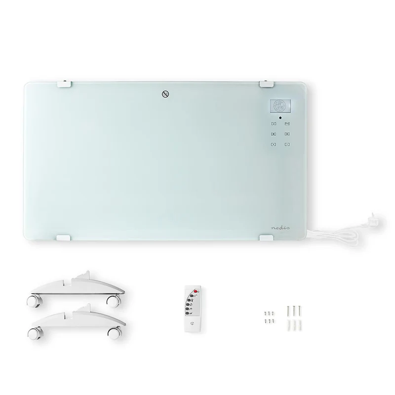 SmartLife Convectorkachel Geschikt voor badkamer - Glazen Paneel - 2000W