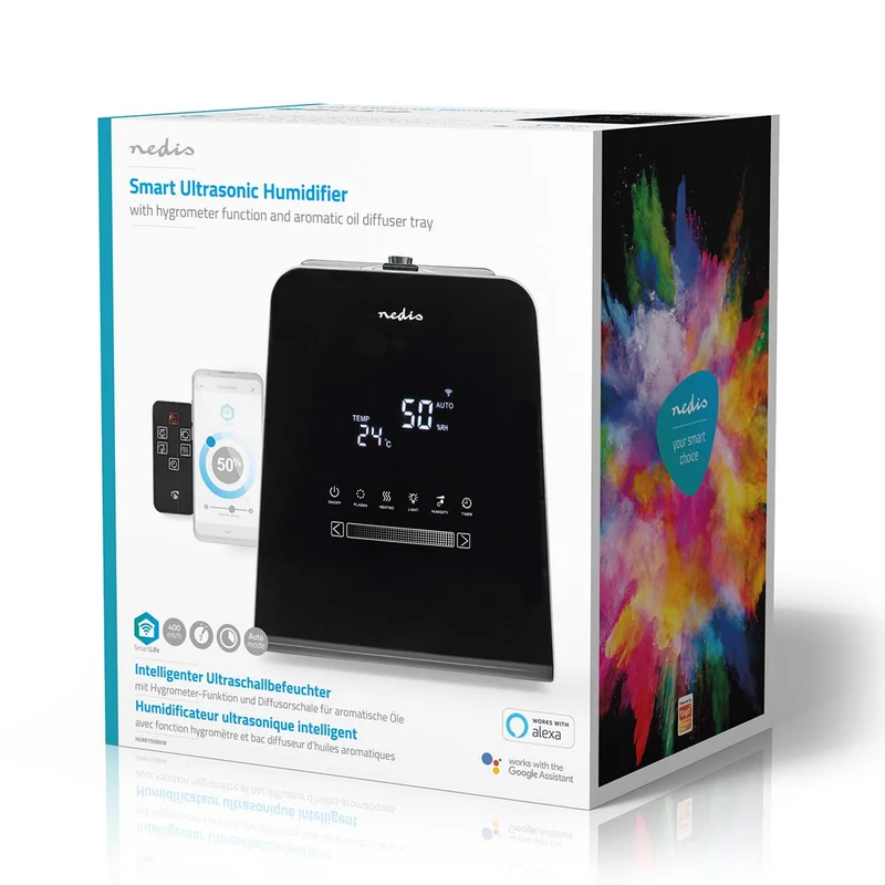 SmartLife Luchtbevochtiger 110W - Met Koele en Warme mist - 5.5l