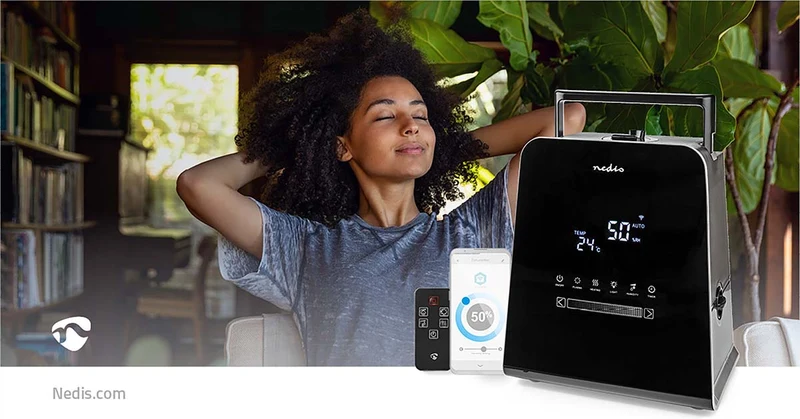 SmartLife Luchtbevochtiger 110W - Met Koele en Warme mist - 5.5l