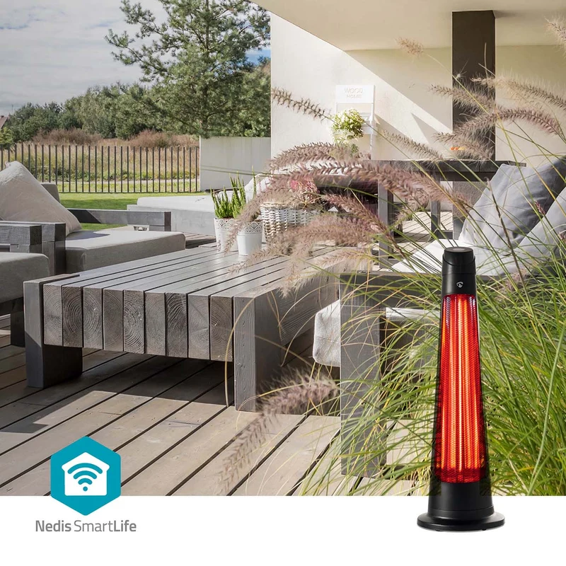 SmartLife Patio Verwarmer Wi-Fi - 1200W - 2 Warmte Standen