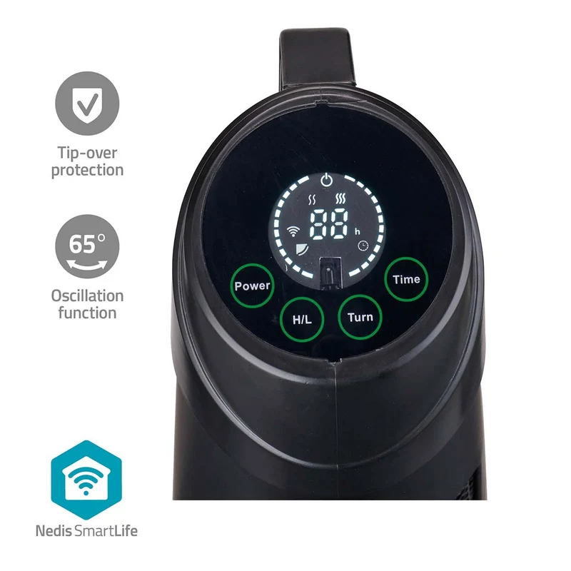 SmartLife Patio Verwarmer Wi-Fi - 1200W - 2 Warmte Standen