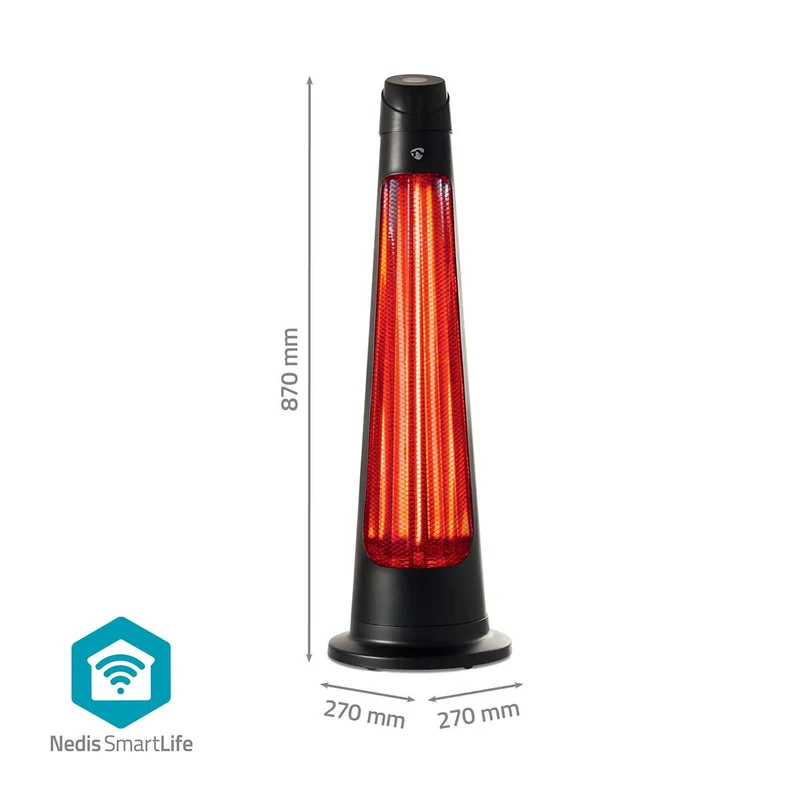 SmartLife Patio Verwarmer Wi-Fi - 1200W - 2 Warmte Standen