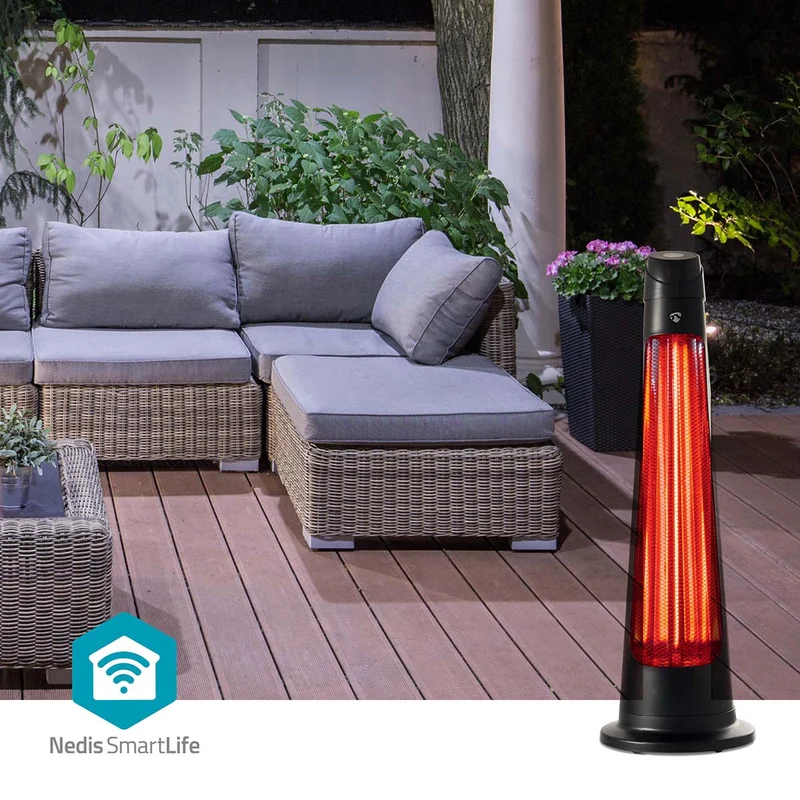 SmartLife Patio Verwarmer Wi-Fi - 1200W - 2 Warmte Standen