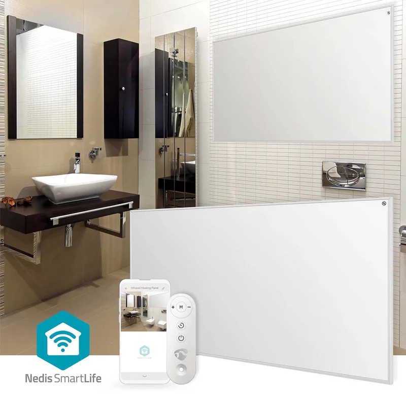 SmartLife Infrarood verwarmingspaneel 700W - Instelbare thermostaat - Afstandsbediening