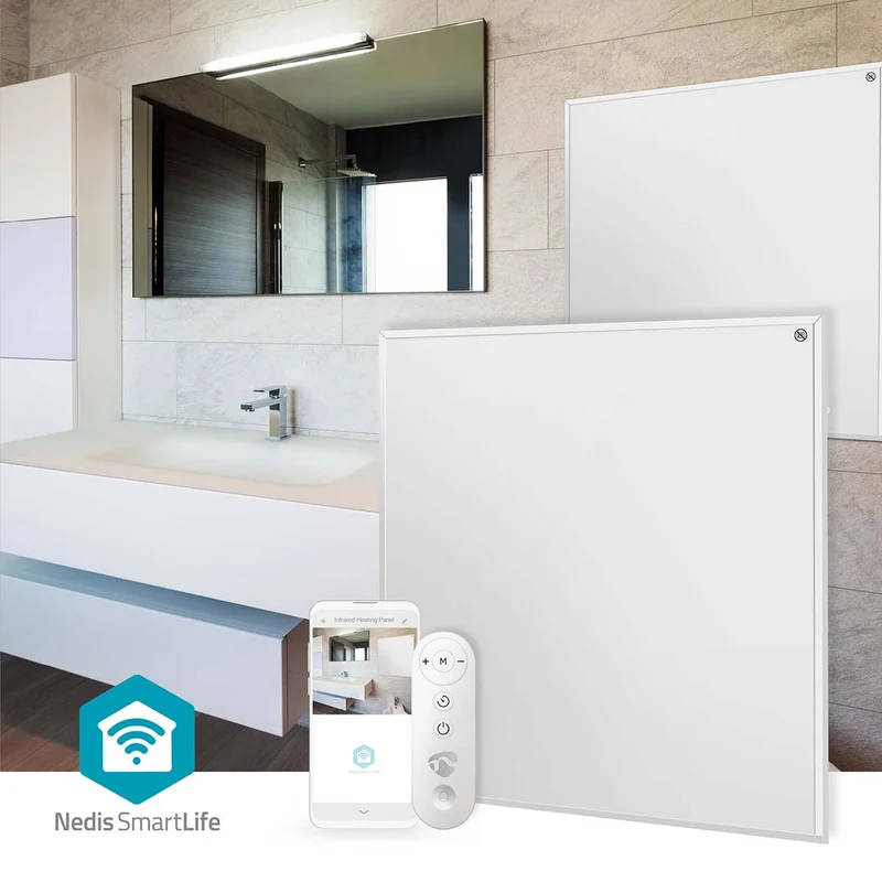 SmartLife Infrarood verwarmingspaneel 350W - Instelbare thermostaat - Afstandsbediening