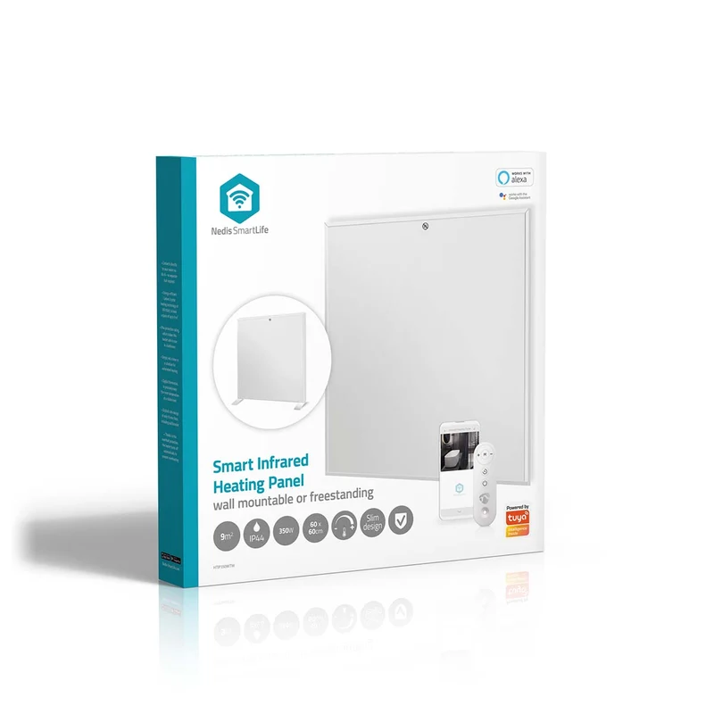 SmartLife Infrarood verwarmingspaneel 350W - Instelbare thermostaat - Afstandsbediening